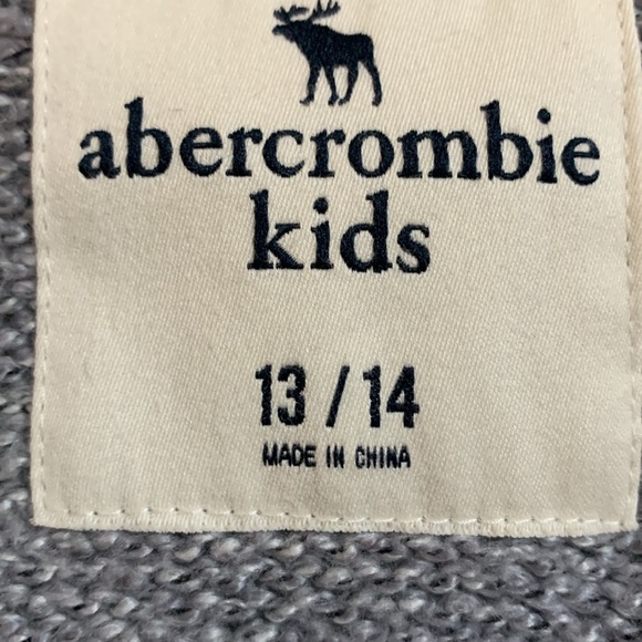 Abercrombie kids Girls school sweater size 13/14 grey new with tags - Picture 3 of 10